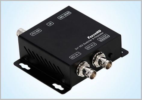 SDI-201 2x1 SDI Switch &Repeater with Re-clocking Function