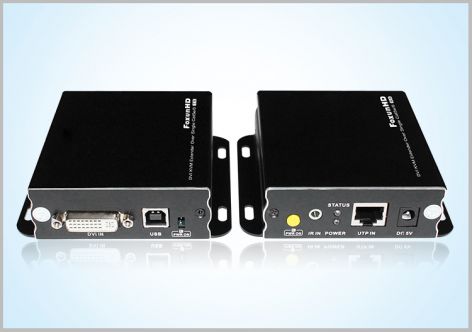 DVI KVM Extender Over Single Cat5e/6 with IR EX43